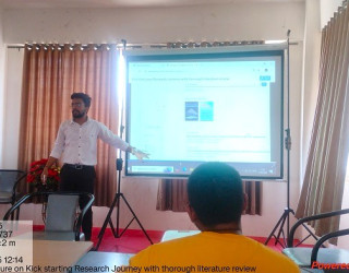 Faculty Lecture on kick starting research journey through literature review